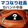 マコなり社長のカバンの中身公開！ミニマルな持ち物で生産性向上！【商品情報あり】