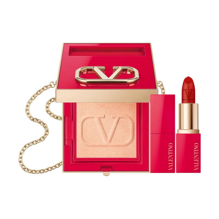 VALENTINO BEAUTY GO クラッチ ＆ ミニロッソ セット