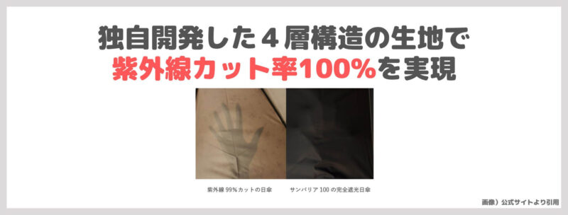 田中みな実さん使用「サンバリア100」の遮光100%日傘 レビュー・特徴・口コミ・評判など