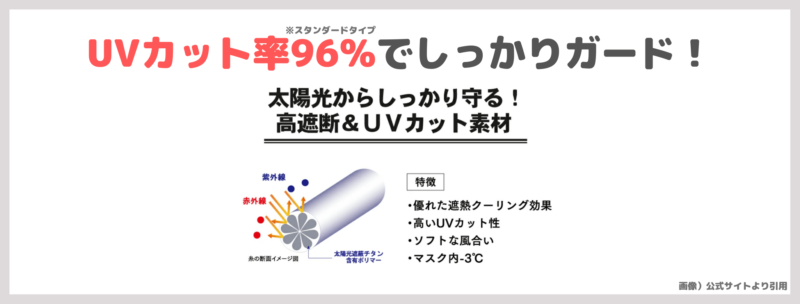 「ヤケーヌ」紫外線防止マスク着用レビュー・特徴・口コミ・評判・サイズなど