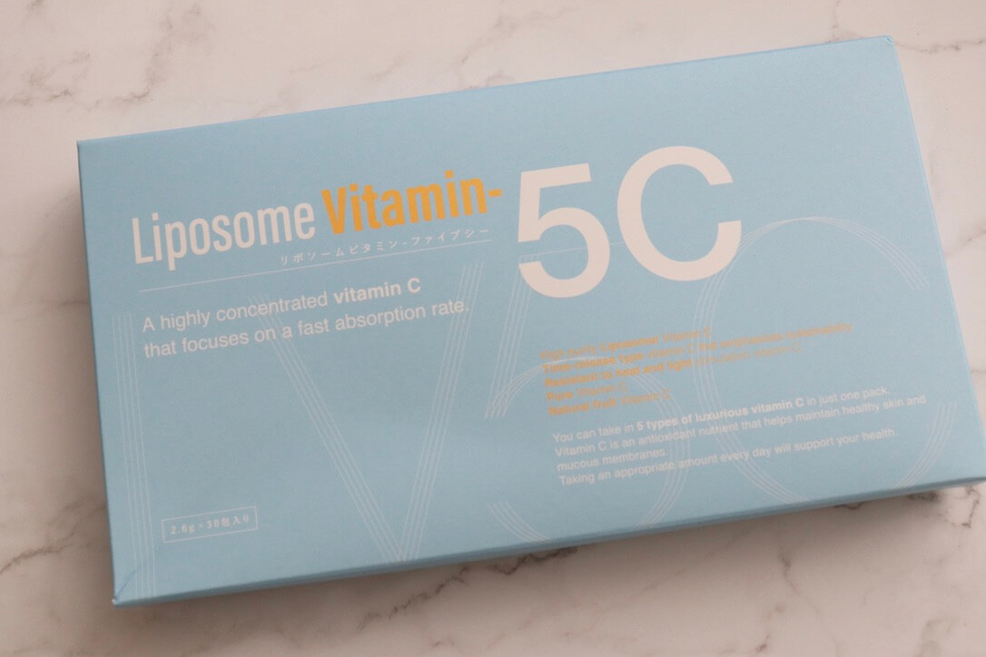 【初回半額（50%OFF）】「 Liposome Vitamin 5C （リポソームビタミン 5C）」使用レビュー｜飲みやすいリポソームビタミンCの口コミ・効果・評判・感想・特徴など