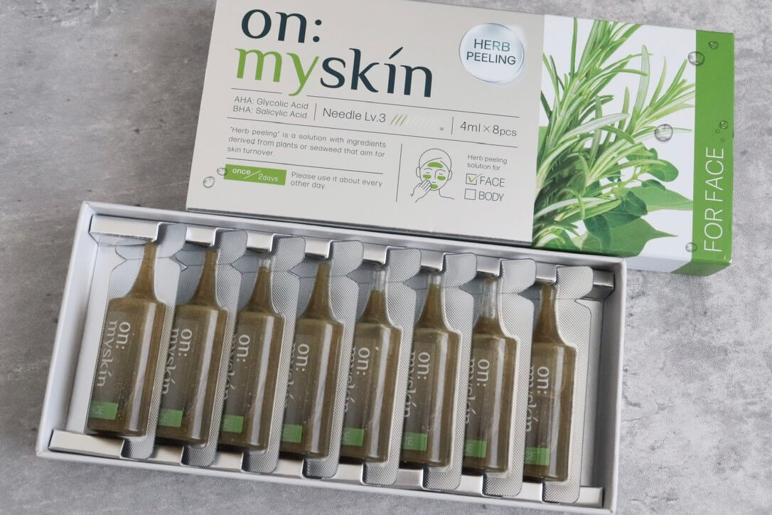 【初回定期割引】「on:myskin（face用）」ハーブピーリングの使用レビュー｜口コミ・効果・評判・感想・特徴など