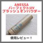 「アネッサ パーフェクトUV ブラッシュオンパウダー」ブラシタイプの日焼け止め！使用レビュー＆口コミ｜メイク直しにもおすすめ