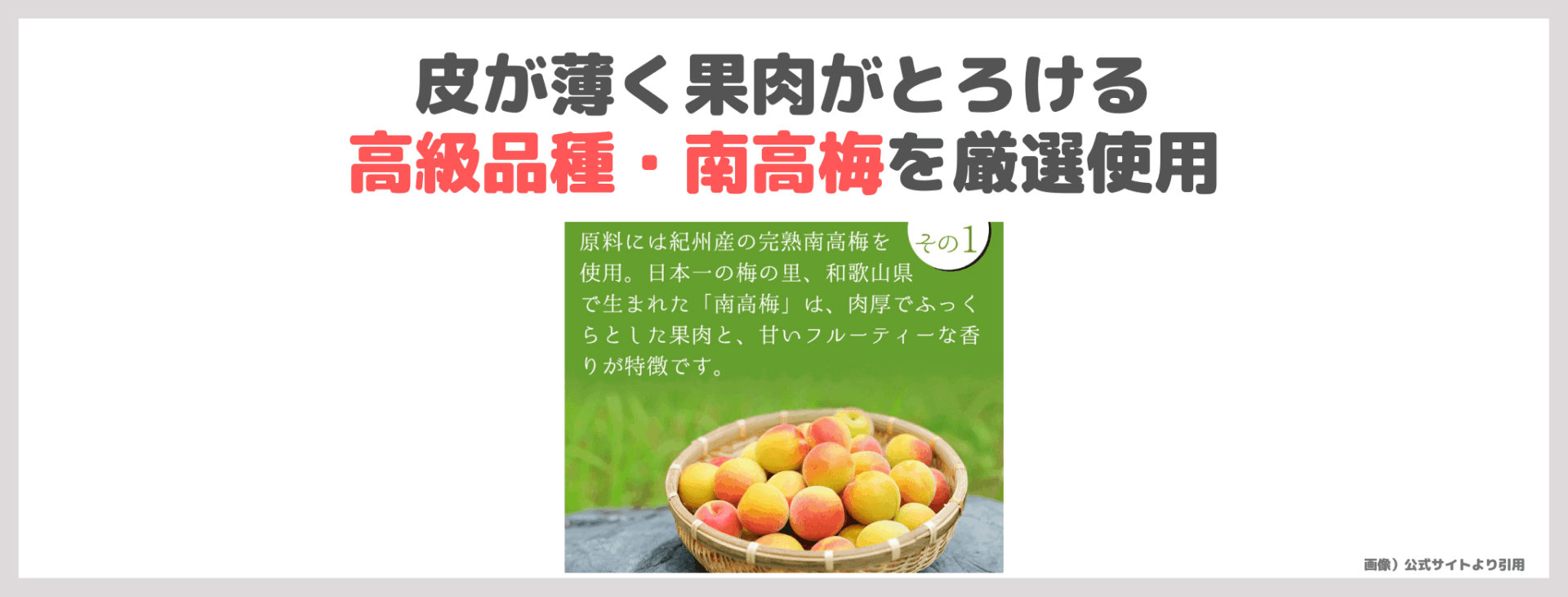 辻希美さんおすすめ梅干し！しららの特徴・価格・詳細・口コミをレビュー