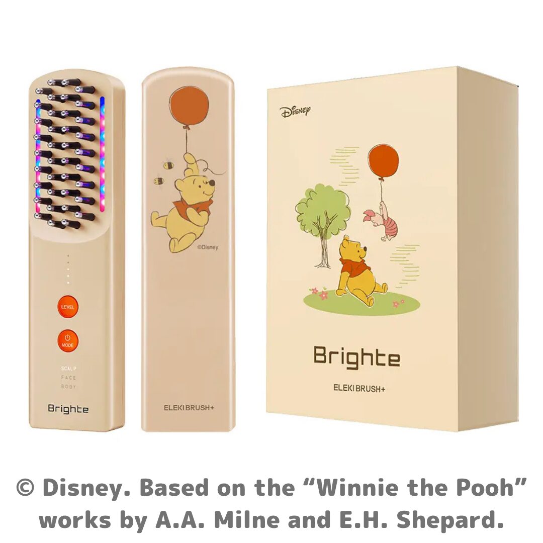 Brighte エレキブラシ プラス（プーさん限定デザイン）