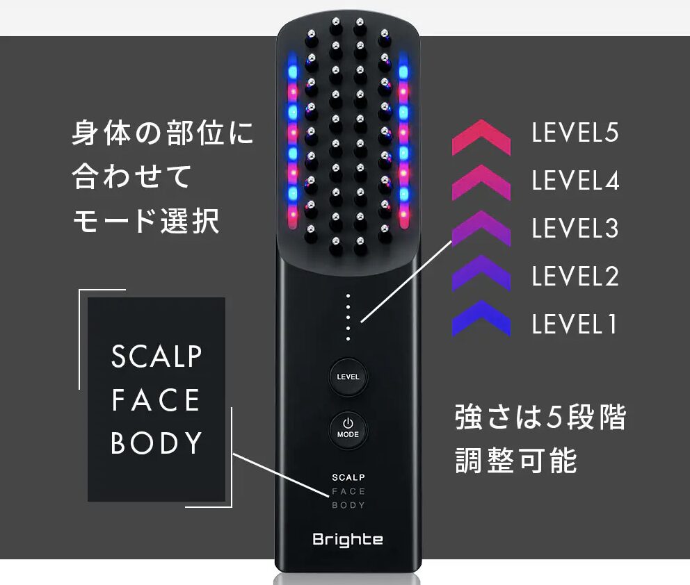 Brighte エレキブラシ プラスの正しい使い方｜基本的な操作方法