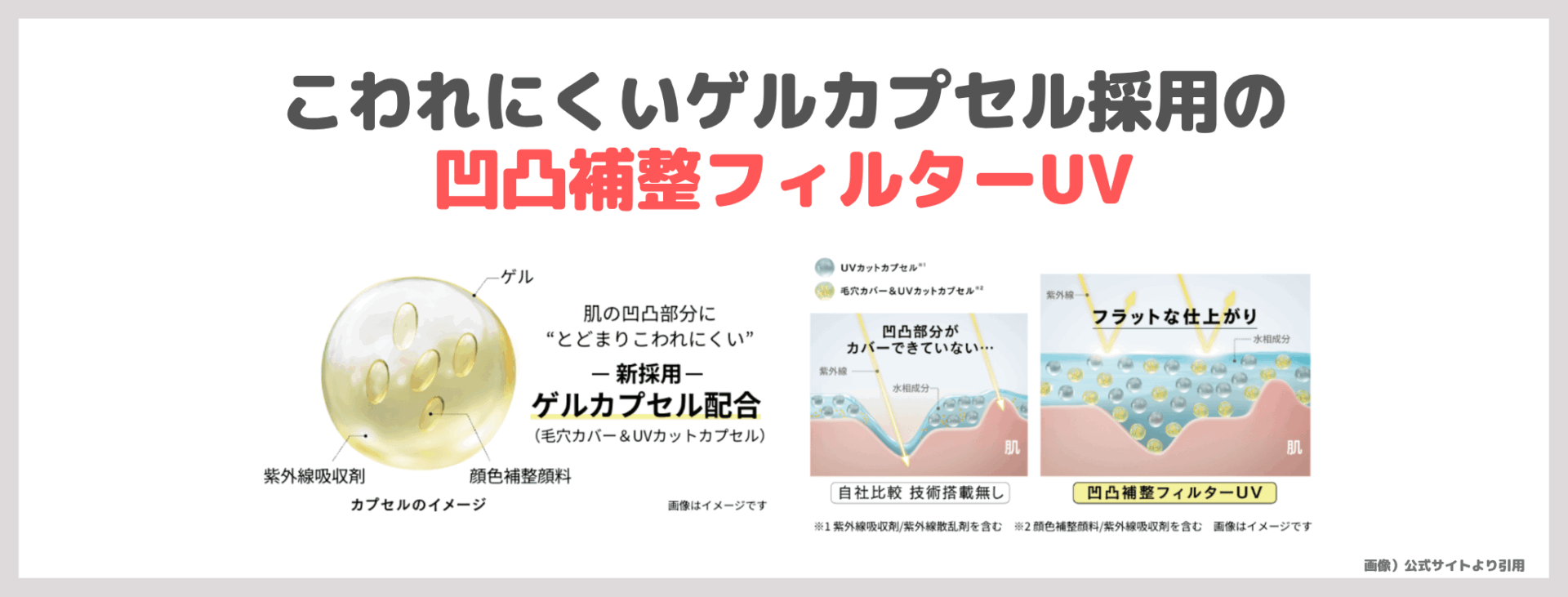 アリィー クロノビューティ フラットスムースフィルターUV 使用レビュー!口コミ・効果・評判・感想・特徴など