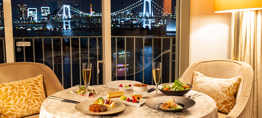 ヒルトン東京お台場 スーペリアデラックス ツインルーム 宿泊レビュー|食事